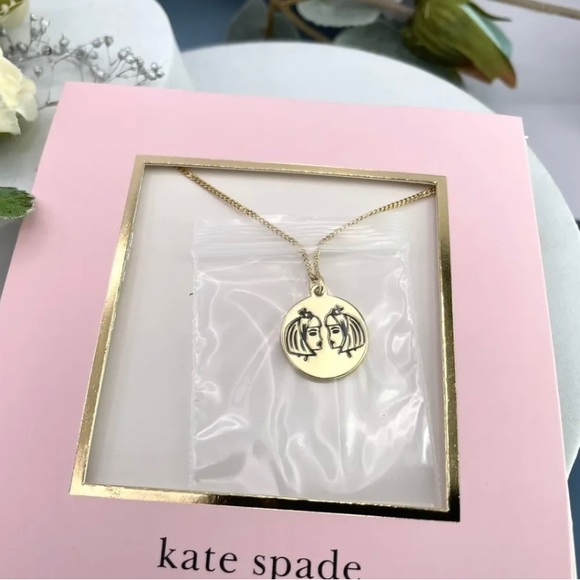 Kate Spade constellation pendant necklace Gemini